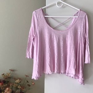 Blue Life cropped Top size XS